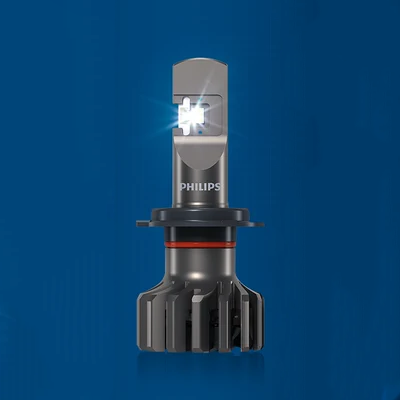 Bóng đèn ô tô Philips LED ánh sáng ban ngày cực sáng bóng đèn chiếu sáng xa và gần ánh sáng cao H4 H11 H7 9005 9012 gương xe kinh o to