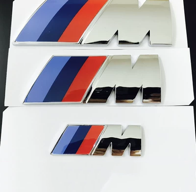 BMW M Đấu thầu 3 Series 5 Series x1x3x4x5x6/m3/m5 Trunk M LOGO Nhãn dán nhãn sửa đổi dán decal xe oto dán đổi màu xe ô tô