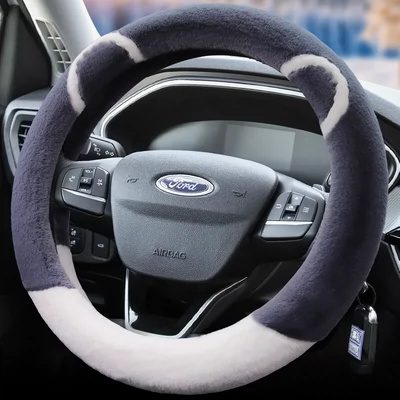 Ford Focus Sharp World Wing Tiger Mondeo Fiesta Ốp vô lăng xe mùa đông Hàn Quốc dễ thương dây curoa mitsubishi rô tuyn