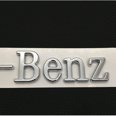 decal dán xe ô to Bắc Kinh Benz sửa đổi Mercedes từ tiếng Anh tiêu chuẩn C-class E-class đuôi sau logo chữ xe logo logo nhãn dán trang trí decal xe oto logo xe oto