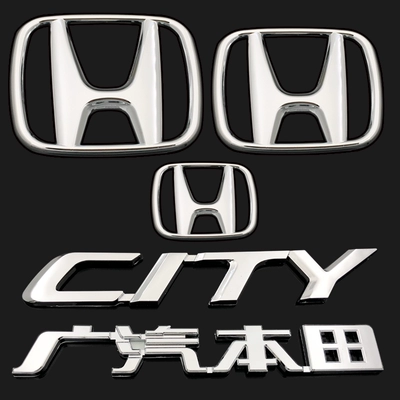 decal dán xe ô to Áp dụng cho các mô hình mới và cũ, ban nhạc thành phố, chữ cái tiếng Anh, GAC Honda qianzhong.com logo hãng xe ô tô tem dán xe ô tô màu đỏ