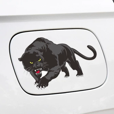 hình dán xe oto đẹp 3D Sáng Tạo Cá Tính Lớn Black Panther Dán Xe Hơi Trầy Xước Cơ Thể Miếng Dán Cửa Bao Latte Art Sửa Đổi decal oto tem xe ô tô