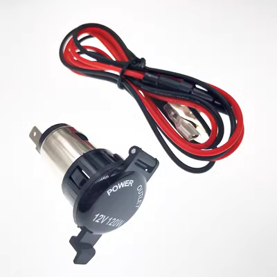 bugi oto Bộ phận lắp ráp bật lửa xe máy 12V24V General Motors, ổ cắm điện cơ sở tái trang bị có thể được đánh lửa để lấy điện dây cao áp bugi bugi bosch