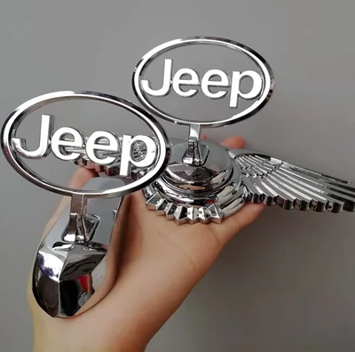 miếng dán phản quang ô tô Jeep Jeep Label 213 Little Cherokee Free Light Liberty Freedom logo oto tem dán nắp capo xe ô tô