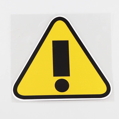 YJZT cảnh báo dán xe ô tô dấu chấm than cá nhân chống trầy xước dán xe CS0146 logo ô tô
