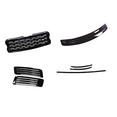 gioăng cửa Land Rover Range Rover Obsidian Kit Executive Edition Màu đen sửa đổi Yao Body Trim Shark Gill Fender Lưới giữa Màu đen sáng đầy đủ gioăng cao su nẹp kính cần gạt nước ô tô