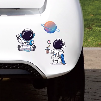 Phim hoạt hình dán trang trí xe ô tô thân ốp lưng diện tích nhỏ trầy xước che miếng dán chống nước internet nổi tiếng dán xe biểu tượng xe hơi