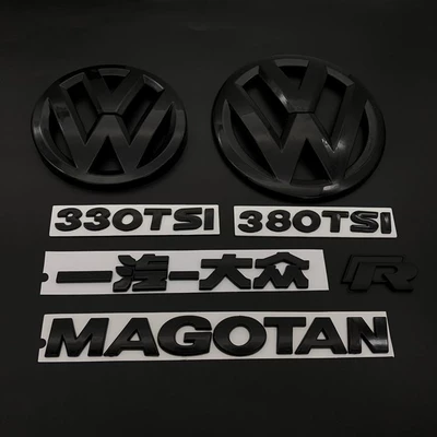 lô gô ô tô FAW-Volkswagen Magotan B7 b8 đã sửa đổi logo xe hơi màu đen phía trước và phía sau 330 380TSI chữ cái phía sau dịch chuyển nhãn dán tem xe oto 4 chỗ mẫu tem dán xe ô tô đẹp