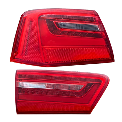 Áp dụng cho Audi A6L Taillights C7 12-18 C7PA Đèn sau ánh sáng phía sau chuyển sang lắp ráp đèn phanh nhẹ đèn led oto siêu sáng kính chiếu hậu tròn