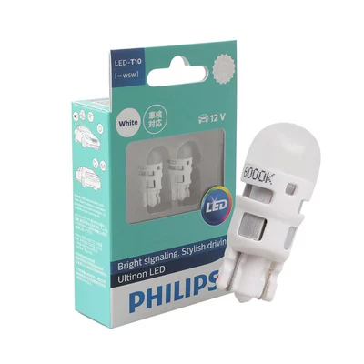 đèn xenon oto Đèn phanh Philips LED T20 độ rộng bong bóng đèn đọc tín hiệu đèn tín hiệu đèn lùi ánh sáng đèn nội thất đèn biển số T10 đèn pha đèn cốt đèn trợ sáng ô tô
