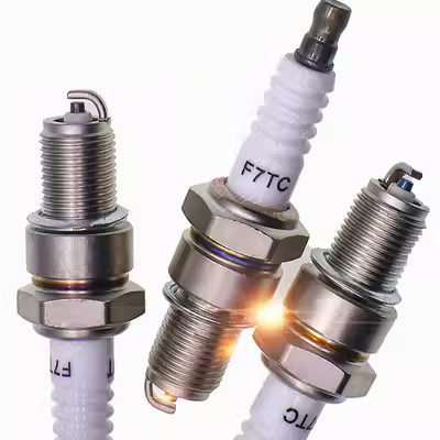 Platinum 168 / 170F / 188F động cơ xăng bugi bugi máy phát điện bugi F7TC / F5TC / F6TC bugi ba chấu bugi bạch kim