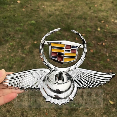 biểu tượng xe hơi Thích hợp cho Cadillac CT5XT5XT4XT6 logo xe logo logo động cơ kim loại của Eagle Wings Wings tem xe ô tô dán decal ô tô