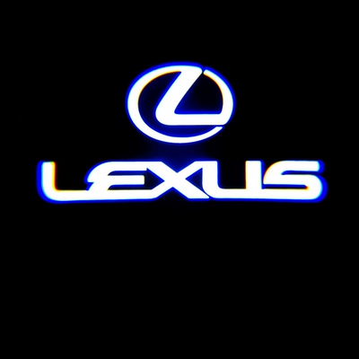 Đèn chào Lexus ES260 ES300h ES250 ES200 ES350 đèn chiếu trang trí thay đổi cửa logo của các hãng xe hơi tem xe ô tô thể thao