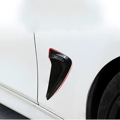 ron cửa kính Trang trí chắn bùn chung xe ô tô Hình dán chắn bùn cửa gió được sửa đổi 1 loạt 3 loạt 5 loạt GT X1X3X4 tiêu chuẩn bên cần gạt nước ô tô ca pô