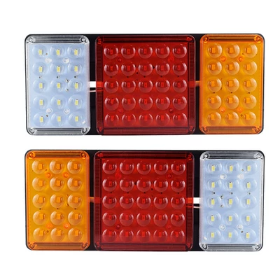 Cụm đèn hậu xe tải lớn 24v nông nghiệp siêu sáng led trợ sáng phanh đa năng 12v sơ mi rơ moóc xe Dongfeng đèn led nội thất ô tô gương chiếu hậu ô tô