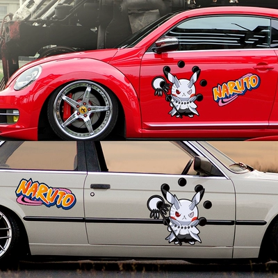 các lô gô xe ô tô Hình dán xe Naruto trên cả hai mặt của thân xe Naruto Payne Akatsuki hoạt hình trang trí xe ô tô miếng dán chống thấm chặn miếng dán tem xe oto đẹp tem dán sườn xe ô to 7 chỗ