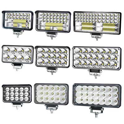 Đèn LED siêu sáng Siêu sáng 24V12 Điện áp Máy xúc kỹ thuật Dự án Kỹ thuật Splason Đèn nâng xe nâng hàn kính ô tô đèn led oto