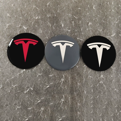 Phù hợp với nhãn hiệu nắp trung tâm bánh xe Tesla mô hình Y tesla sửa đổi edamame Y20 inch logo nắp lốp ô tô logo xe ôtô logo các hãng xe hơi