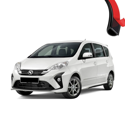 Perodua Alza sửa đổi dải niêm phong ô tô đặc biệt dải cách âm dải phụ kiện trang trí xe đầy đủ chống bụi TAY MỞ CỬA MÔ TƠ NÂNG KÍNH