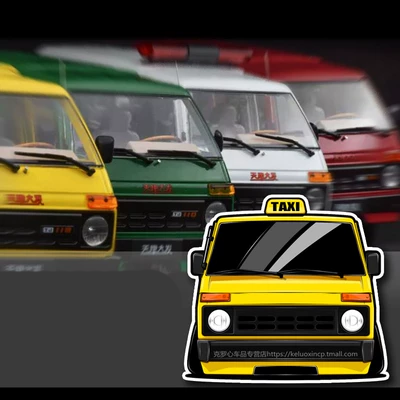 Nhãn dán sáng tạo cá tính hoạt hình trên bề mặt taxi thấp, nhãn dán hình bóng ô tô, tùy chỉnh nhãn dán câu lạc bộ ô tô các logo xe hơi