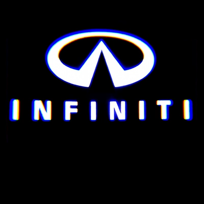 biểu tượng các hãng xe ô tô Áp dụng cho Đèn chào mừng Infiniti QX50L / Q70L / QX60 / FX / JX35, đèn trang trí cửa thay đổi lô gô xe hơi logo xe ôtô