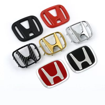logo các hãng xe Áp dụng cho Honda -Free Tay lái Nhãn xe tem dán xe ô tô màu đỏ logo xe ô tô