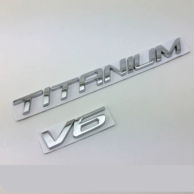 Logo sửa đổi Ford Edge 2016-2018 mới TITANIUM V6 phiên bản cao Logo xe hơi bằng kim loại Anh lô gô các hãng xe oto logo các hãng xe ô tô