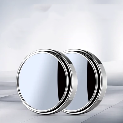 Gương chiếu hậu gương tròn nhỏ phụ trợ xe tạo tác phản chiếu gương nhỏ phía sau xe lốp trước có điểm mù gương lùi gương lồi ô tô đèn bi led cho ô tô