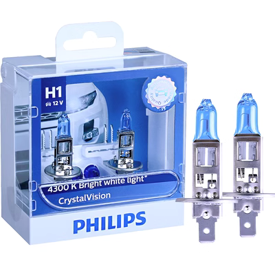 gương ô tô Philips 4300K ​​Silver Warrior H7 H4 H1 H11 HB3HB4 bóng đèn pha halogen chiếu gần xe hơi chùm sáng cao các loại đèn trên ô tô kính hậu h2c