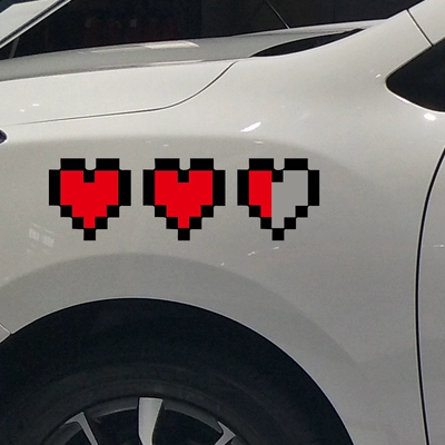 logo ôtô Soul Speed ​​​​Love Car Sticker Internet Người nổi tiếng Cùng phong cách Cá nhân sáng tạo Mui xe ô tô Đuôi đèn Lông mày Kính chống xước Nhãn dán decal oto tem dán kính lái ô tô