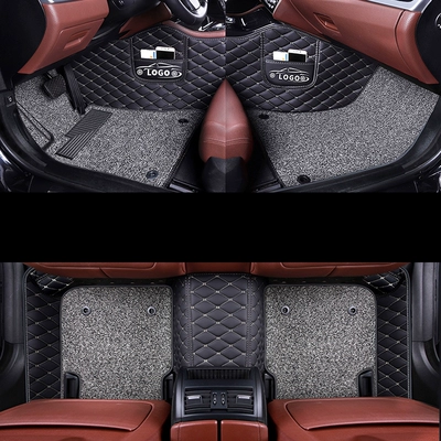 Thảm lót sàn BYD F3 mẫu cũ xung quanh đầy đủ vòng dây chỉnh tay, thảm xe chuyên dụng, xe hatchback F3r thảm lót sàn kia carnival