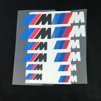 các biểu tượng xe ô tô BMW M sticker caliper Nhãn hiệu sửa đổi phanh cao BMW BMW Three Bars M Sticker BMW Sửa đổi calo logo dán xe ô tô biểu tượng ô tô