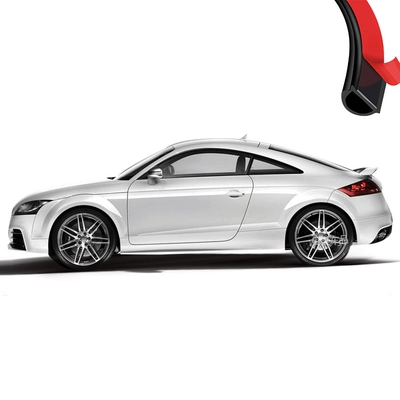 CÁNH CỬA TRƯỚC Audi TT sửa đổi dải niêm phong xe đặc biệt lắp đặt cửa dải cách âm toàn bộ xe trang trí phụ kiện chống bụi CÁNH CỬA TRƯỚC MÔ TƠ NÂNG KÍNH