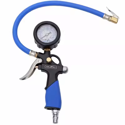 Yutuo đồng hồ đo áp suất lốp máy đo áp suất không khí có độ chính xác cao áp suất bơm hơi đầu xe ô tô giám sát áp suất lốp máy đo khí súng bơm vòi phun bộ đo áp suất lốp ô tô đo áp suất lốp ô tô