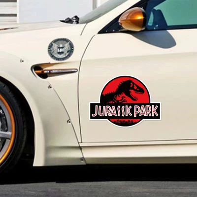 Cá nhân hóa và sáng tạo Công viên kỷ Jura khủng long xe điện nhãn dán phim và truyền hình chống trầy xước nhãn dán trang trí xe hơi không phản chiếu dán nóc xe ô tô
