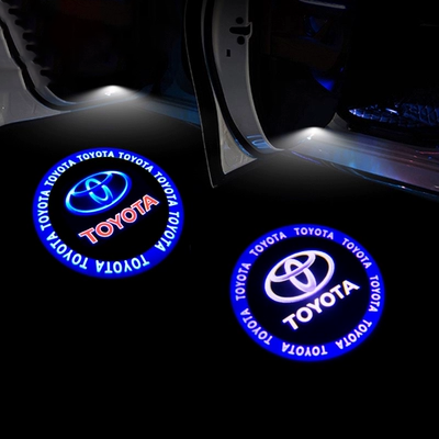 decal xe hơi Toyota đã sửa đổi Camry Châu Á Dragon Crown Ruiz Highlanda Prado ánh sáng chào mừng cửa đặc biệt ánh sáng bầu không khí tem xe oto 4 chỗ decal ô tô