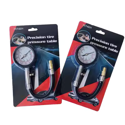Đồng hồ đo áp suất lốp ô tô có độ chính xác cao đa chức năng với đồng hồ đo áp suất lốp xì hơi ống dài đồng hồ đo áp suất lốp cơ khí màn hình máy đo áp suất lốp đo áp suất lốp ô tô