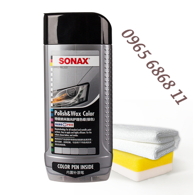 Sonax Sonax xe sáp sửa chữa trầy xước kính làm sáng bạc xe sáp lỏng đặc biệt tẩy lông bảo trì rua xe sonax