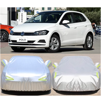 trùm xe ô tô Volkswagen mới POLO xe ô tô bao gồm xe ô tô hatchback Polo chống nắng chống mưa cách nhiệt dày dù che vải bọc xe bạt phủ ô tô thông minh bạt phủ nửa xe ô tô