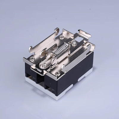 R99-12 Snap Rail lắp đặt chuyển mạch cung cấp điện khung cố định rơle trạng thái rắn đế làm mát 35mm relay nhiệt ls