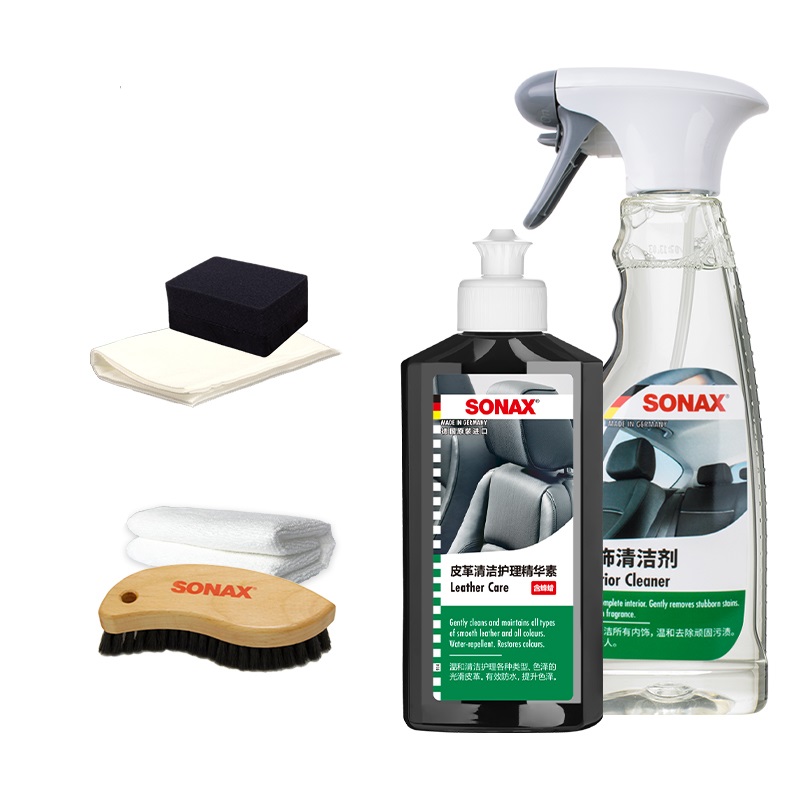Nước rửa xe ô tô sonax chuyên dụng làm sạch nội thất ô tô dung dịch rửa xe trung tính cho đồ da