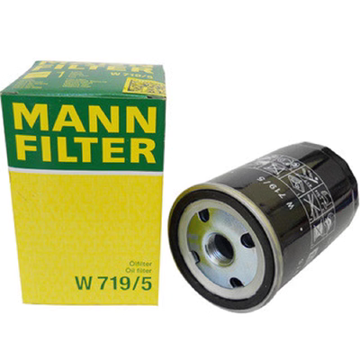 Lõi lọc dầu MANN Filter W719/5 phù hợp với Audi Jetta Santana Junjie Urban Golf lọc dầu ô tô