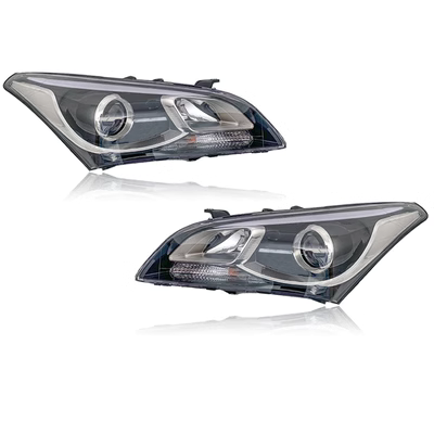 đèn led trần ô tô Áp dụng cho các dòng xe nguyên bản 12-16 trái 6 đường 7 bóng đèn pha cao nguyên bản trước cụm đèn pha Hyundai Mingtu hàn kính ô tô đèn xe ô tô