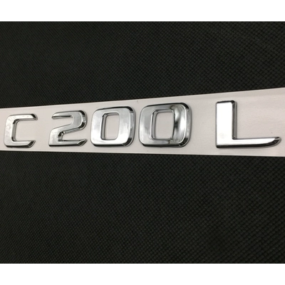 Logo Mercedes-Benz C180C200E200E260L S300S350 Logo logo xe hơi Mercedes-Benz tem dán sườn xe ô to 7 chỗ logo các hãng xe hơi