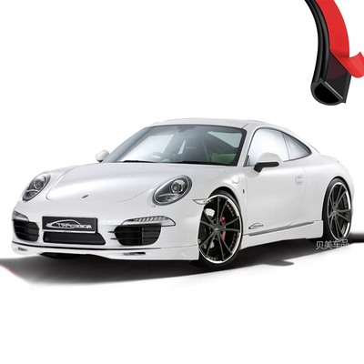 Porsche 911 đã sửa đổi dải niêm phong ô tô đặc biệt lắp đặt cửa dải cách âm dải trang trí toàn bộ xe phụ kiện chống bụi TÁP BI CÁNH CỬA CÁP NÂNG KÍNH