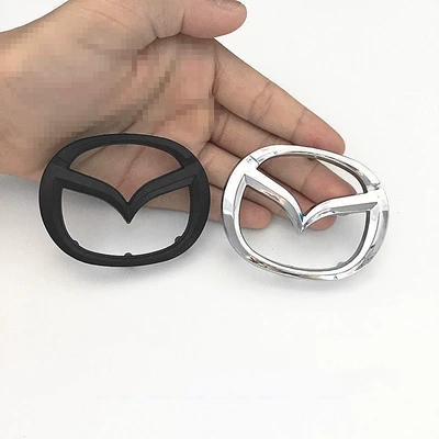 Biểu tượng vô lăng Mazda Ruiyi Mazda 3 Xingcheng tiêu chuẩn sửa đổi vô lăng màu đen đặc biệt decal dán xe ô to tem sườn xe ô tô