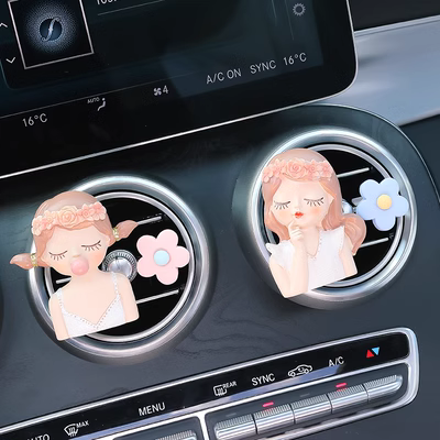 Bắc Âu nước hoa xe hơi cửa thoát khí nước hoa xe hơi máy tính bảng trang trí nội thất xe hơi đồ trang trí phim hoạt hình vật tư trang trí xe hương liệu nước hoa ô tô cao cấp chính hãng