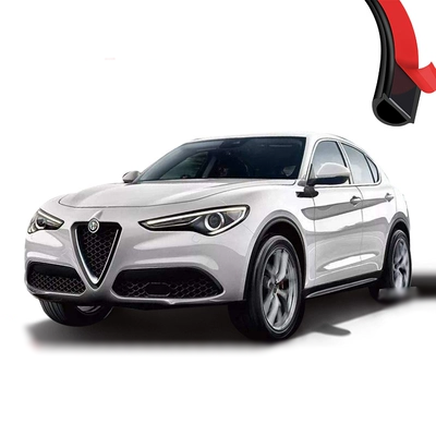 Alfa Romeo Stelvio đã sửa đổi dải dán cửa xe đặc biệt cộng với dải cách âm trang trí toàn bộ xe GIOĂNG CÁNH CỬA Ổ KHÓA NGẬM CÁNH CỬA