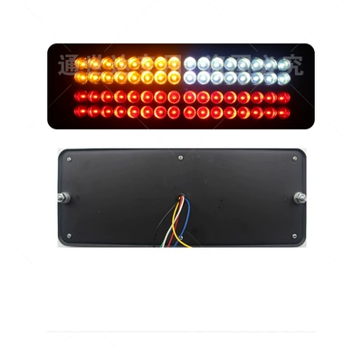 đèn xenon oto Đèn phanh Jac Super Bright Jac Sửa đổi Đèn mới Jianghuai Tail Light Light Light 24v Truck Truck LED đèn hậu đèn xenon oto guong chieu hau oto