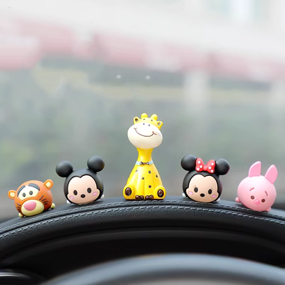 Đồ trang trí xe hơi Disney, đồ trang trí nội thất ô tô, búp bê Mickey, đồ trang trí nội thất nổi tiếng trên mạng dễ thương dành cho phụ nữ nước hoa cài cửa gió ô tô